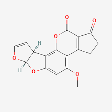 Molecular structure of Aflatoxin B1