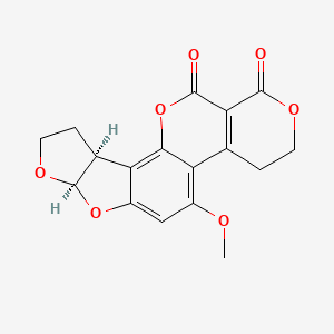 Molecular structure of Aflatoxin G2